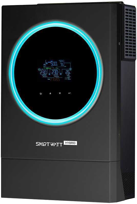 Солнечный инвертор гибридный SMARTWATT INV HYBRID II, 6.2 кВт Солнечная энергия фото, изображение